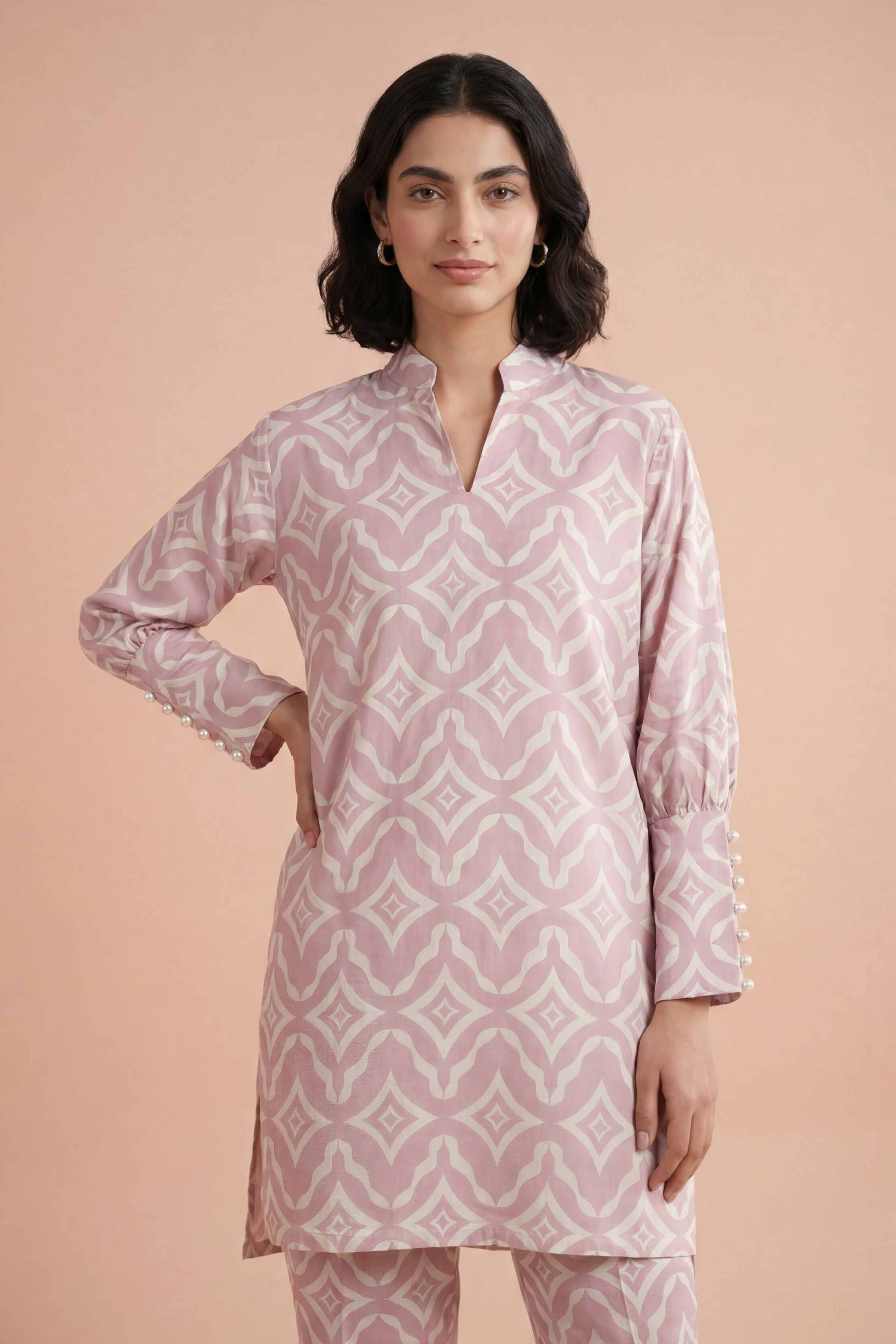 2 Piece - Printed Suit - PS26-85