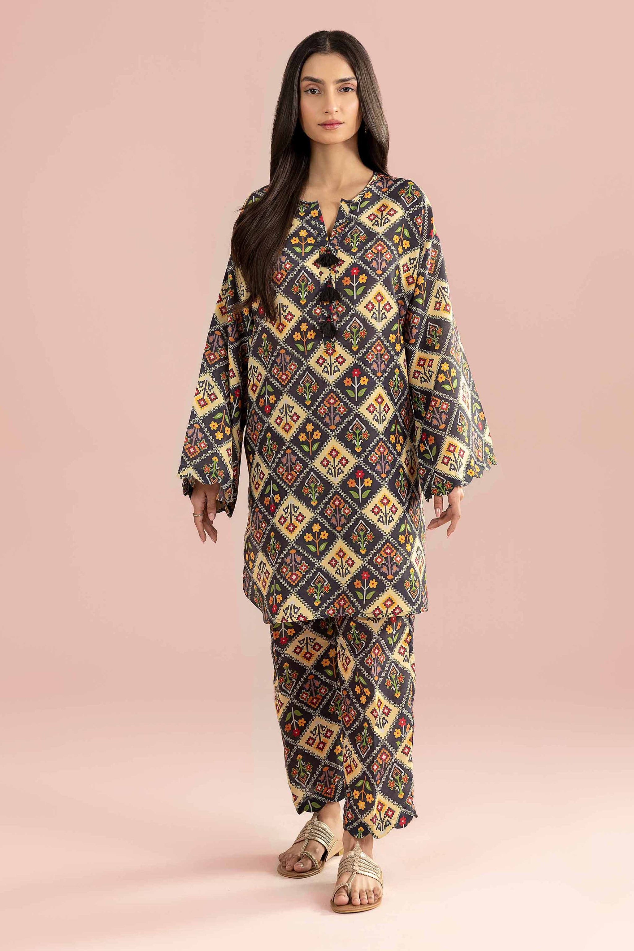2 Piece - Printed Suit - PS26-90