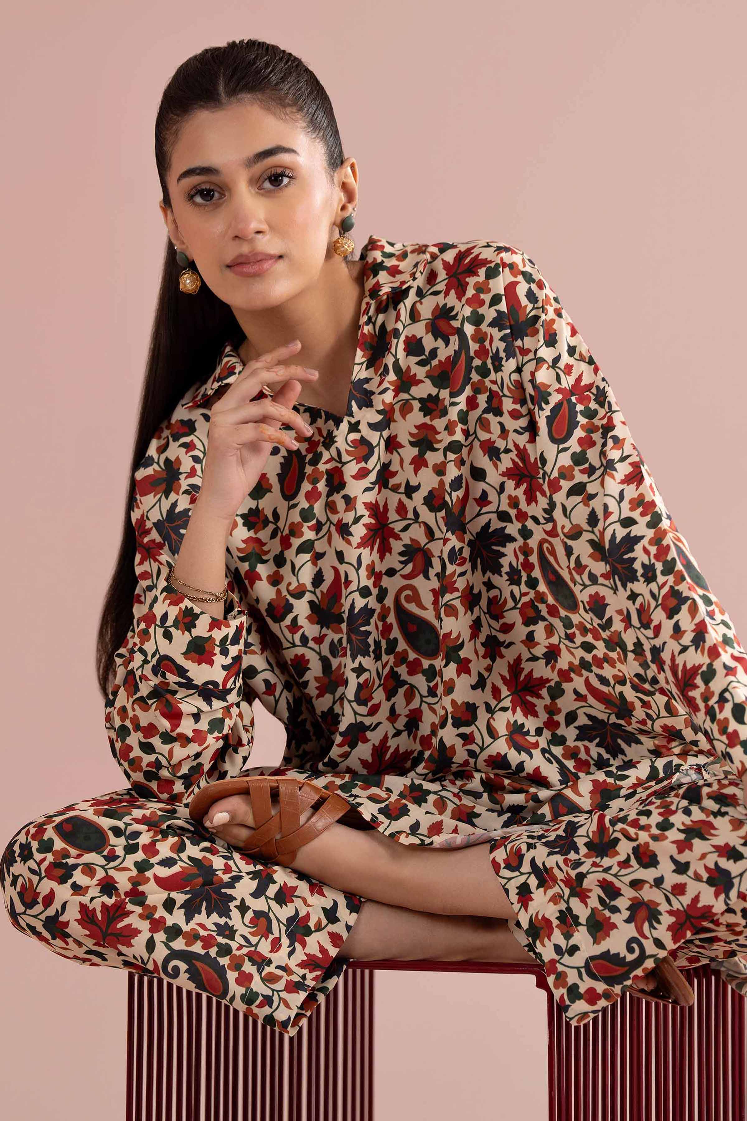 2 Piece - Printed Suit - PS26-91 for Women - Pret Collection | Nishat | Shop Online