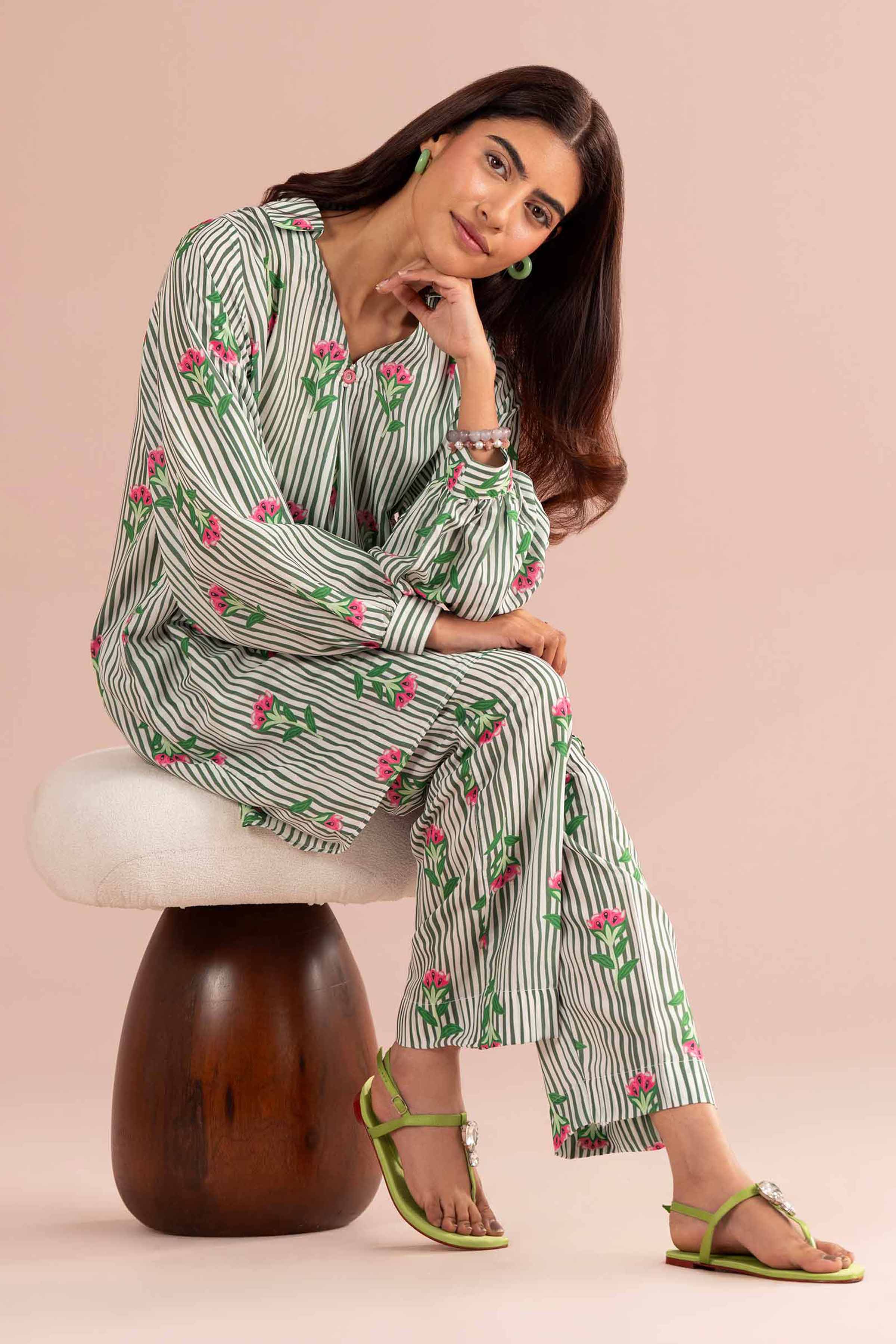2 Piece - Printed Suit - PS26-96 for Women - Pret Collection | Nishat | Shop Online