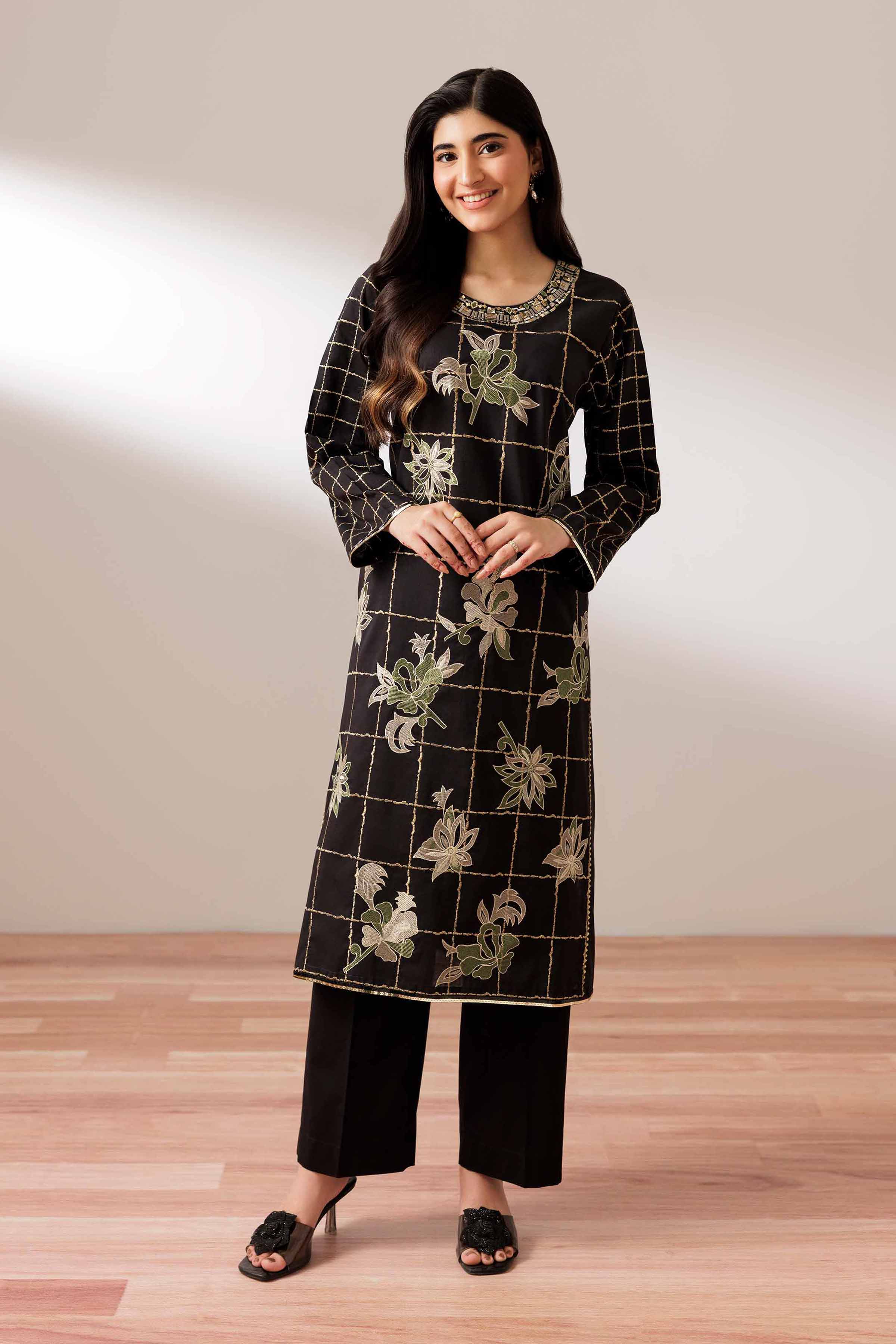 2 Piece - Embroidered Suit - PUS25-73 for Women - Pret Collection | Nishat | Shop Online