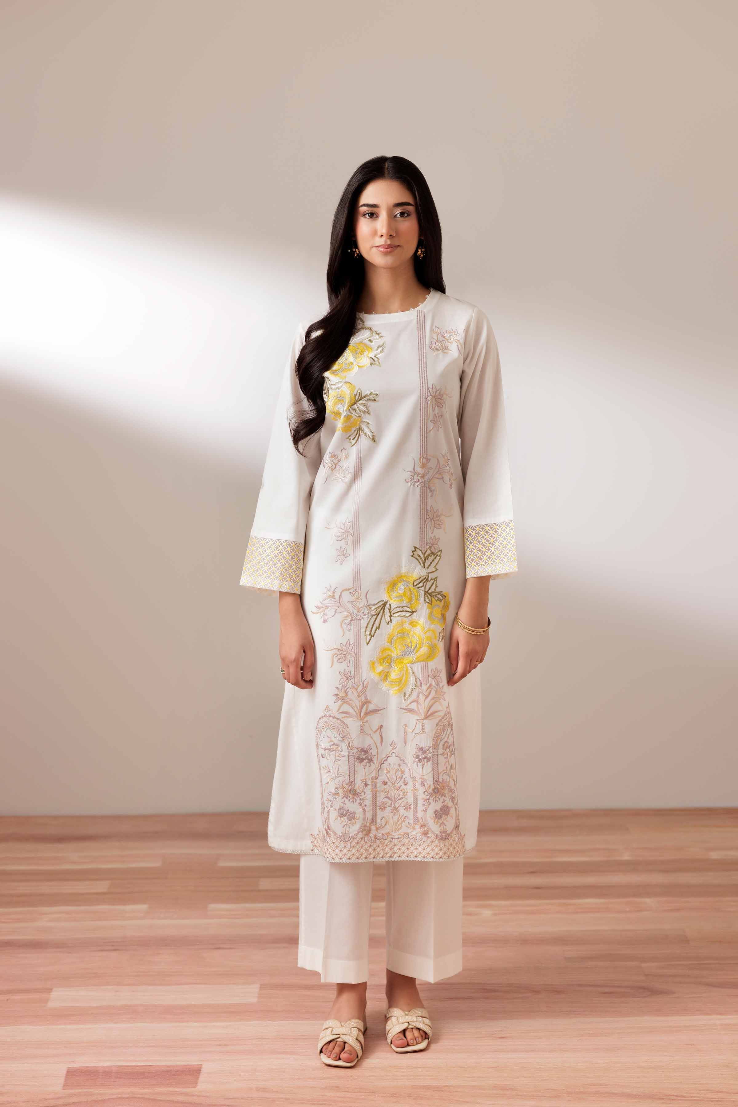 2 Piece - Embroidered Suit - PUS25-75 for Women - Pret Collection | Nishat | Shop Online