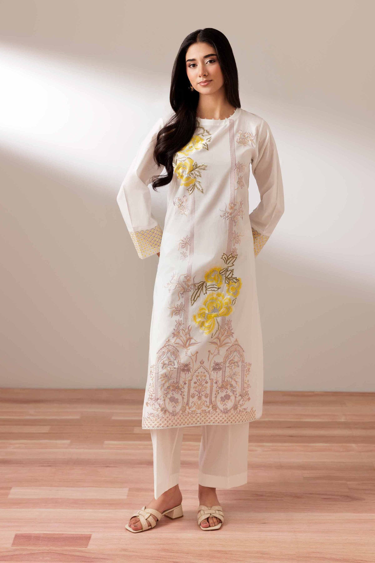 2 Piece - Embroidered Suit - PUS25-75 for Women - Pret Collection | Nishat | Shop Online
