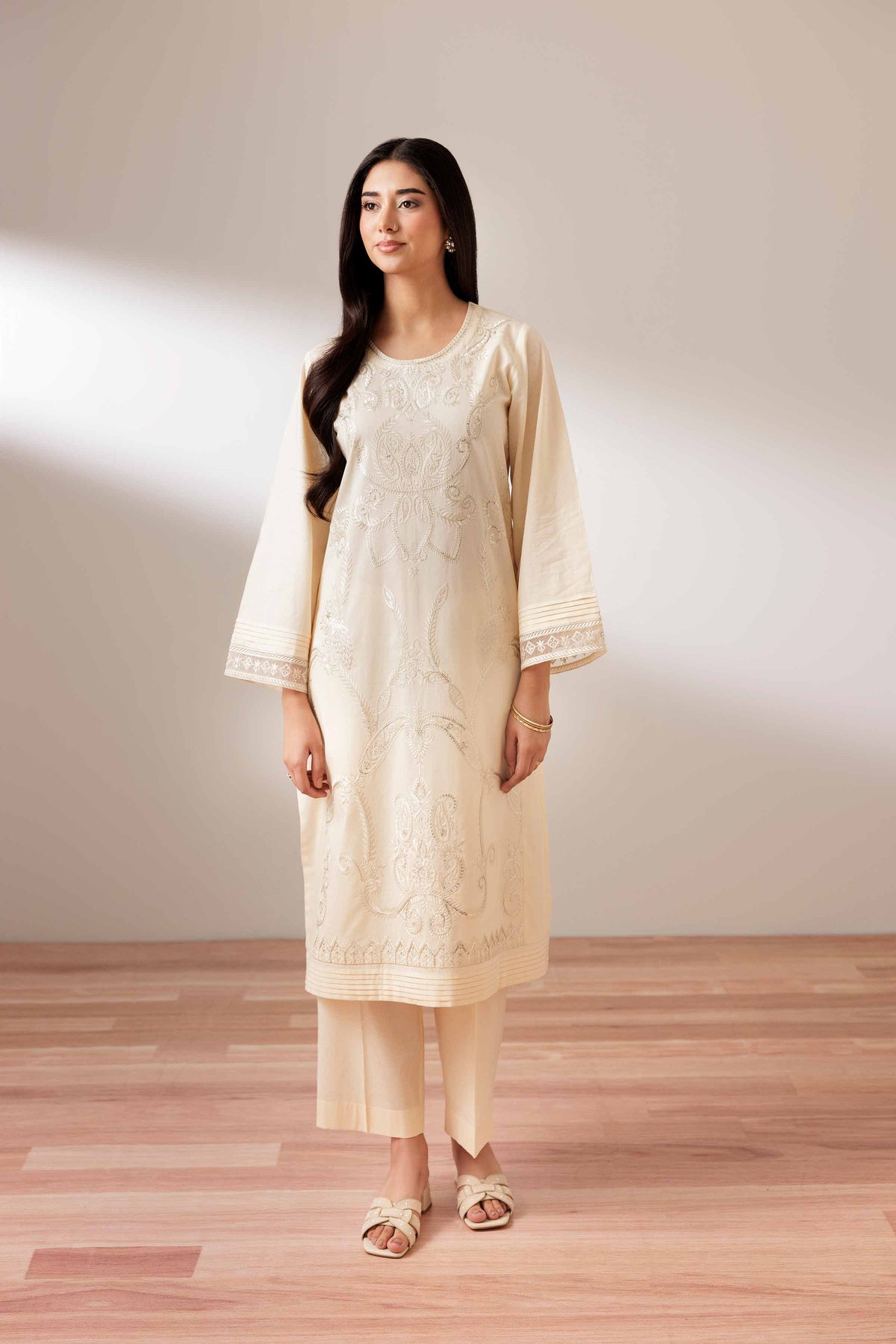 2 Piece - Embroidered Suit - PUS25-76 for Women - Pret Collection | Nishat | Shop Online