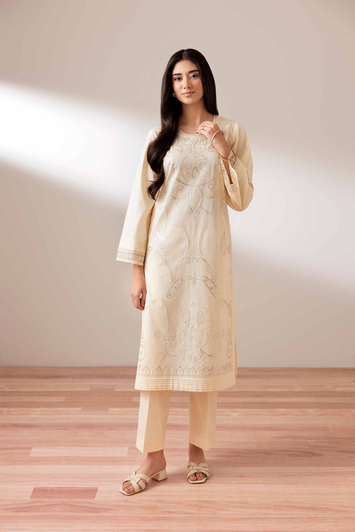 2 Piece - Embroidered Suit - PUS25-76 for Women - Pret Collection | Nishat | Shop Online
