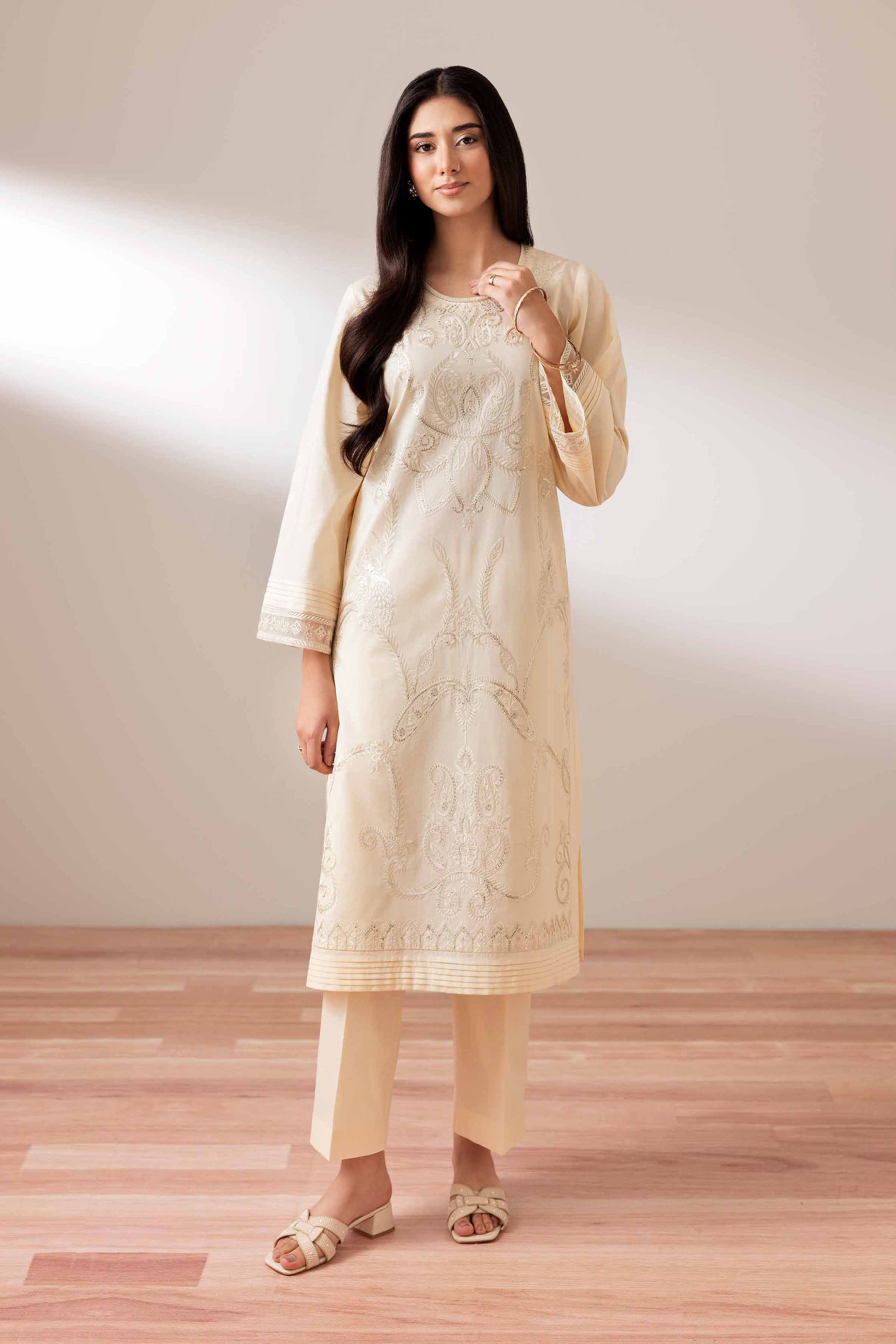 2 Piece - Embroidered Suit - PUS25-76 for Women - Pret Collection | Nishat | Shop Online