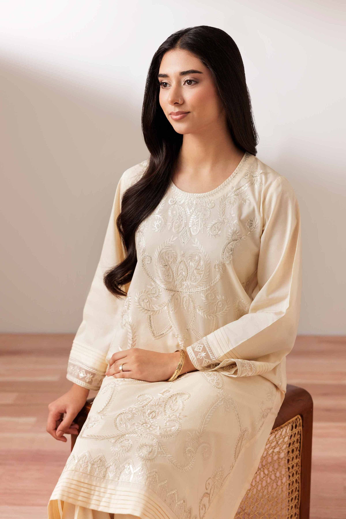 2 Piece - Embroidered Suit - PUS25-76 for Women - Pret Collection | Nishat | Shop Online