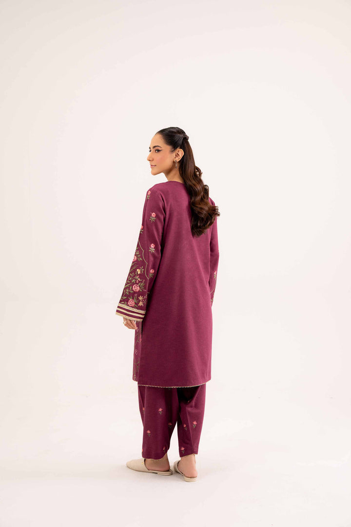 2 Piece Plum Karandi Co-ord Set