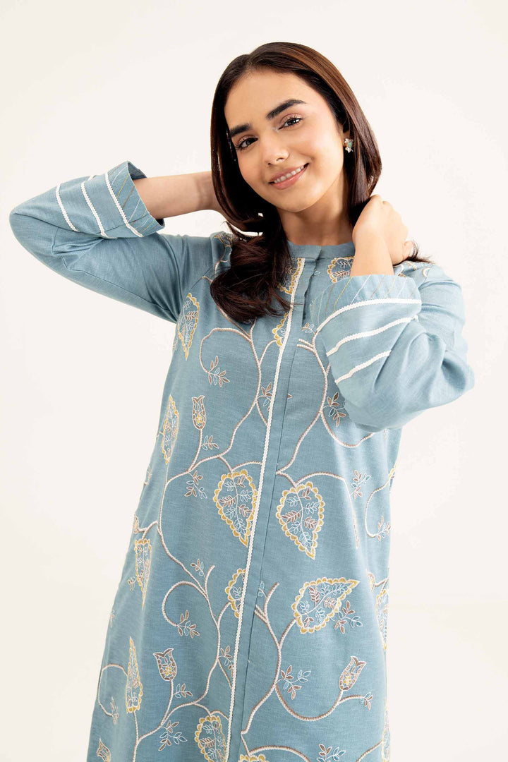 Aqua Karandi Embroidered Winter Shirt