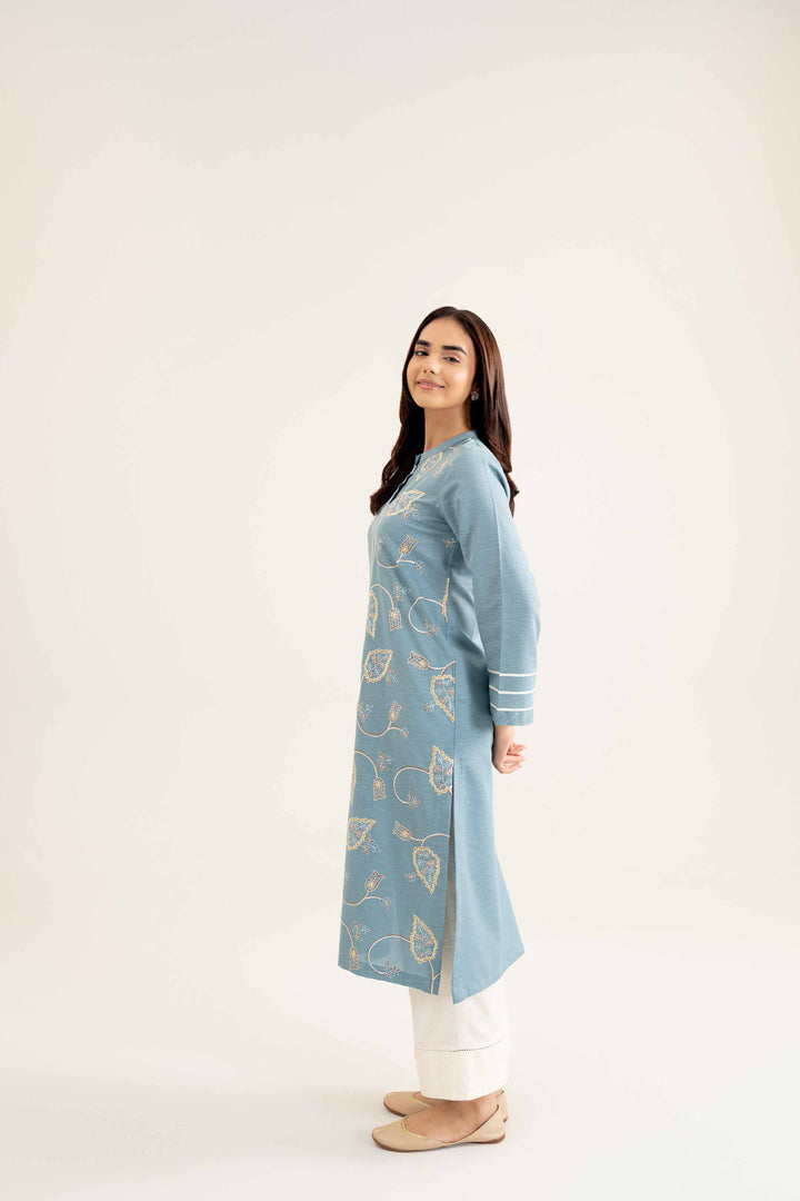 Aqua Karandi Embroidered Winter Shirt