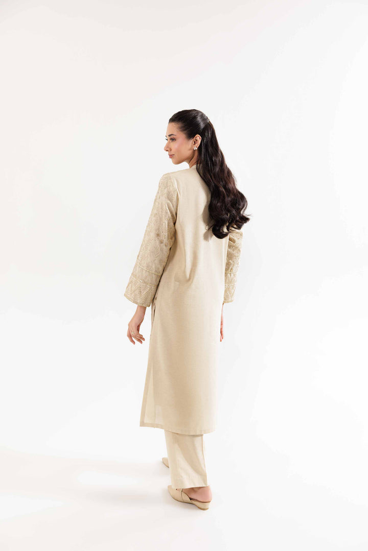 2 Piece Ivory Karandi Suit