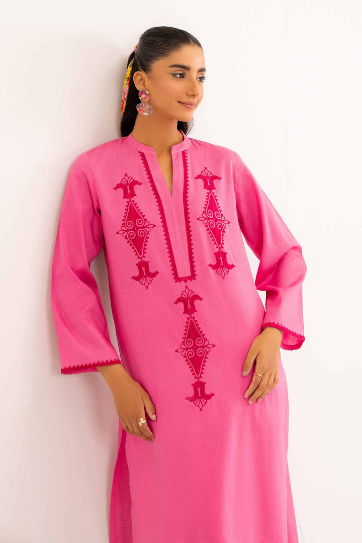 2 Piece Pink Dobby Co-ord Set