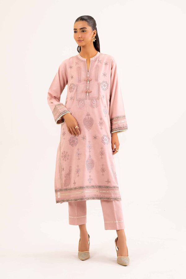 2 Piece Light Pink Karandi Co-ord Set