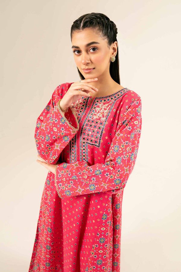 2 Piece Pink Karandi Suit