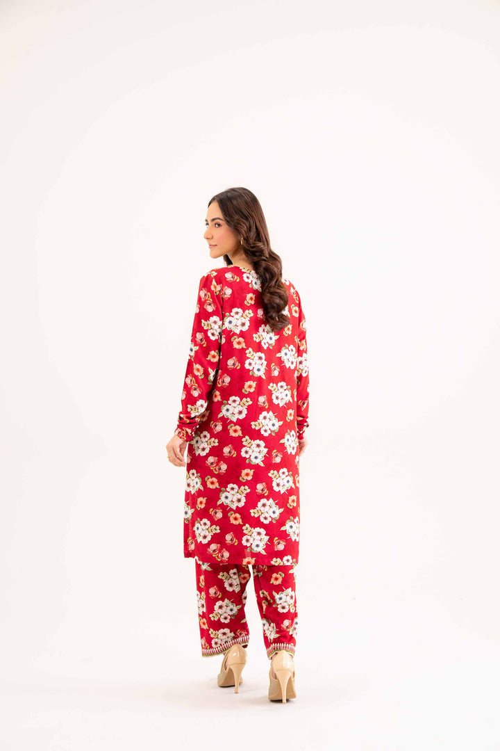 2 Piece Red Linen Co-ord Set