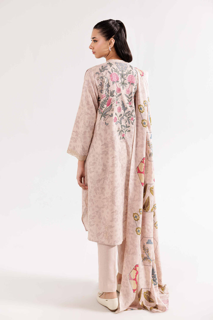 3 Piece Tea Pink Karandi Suit