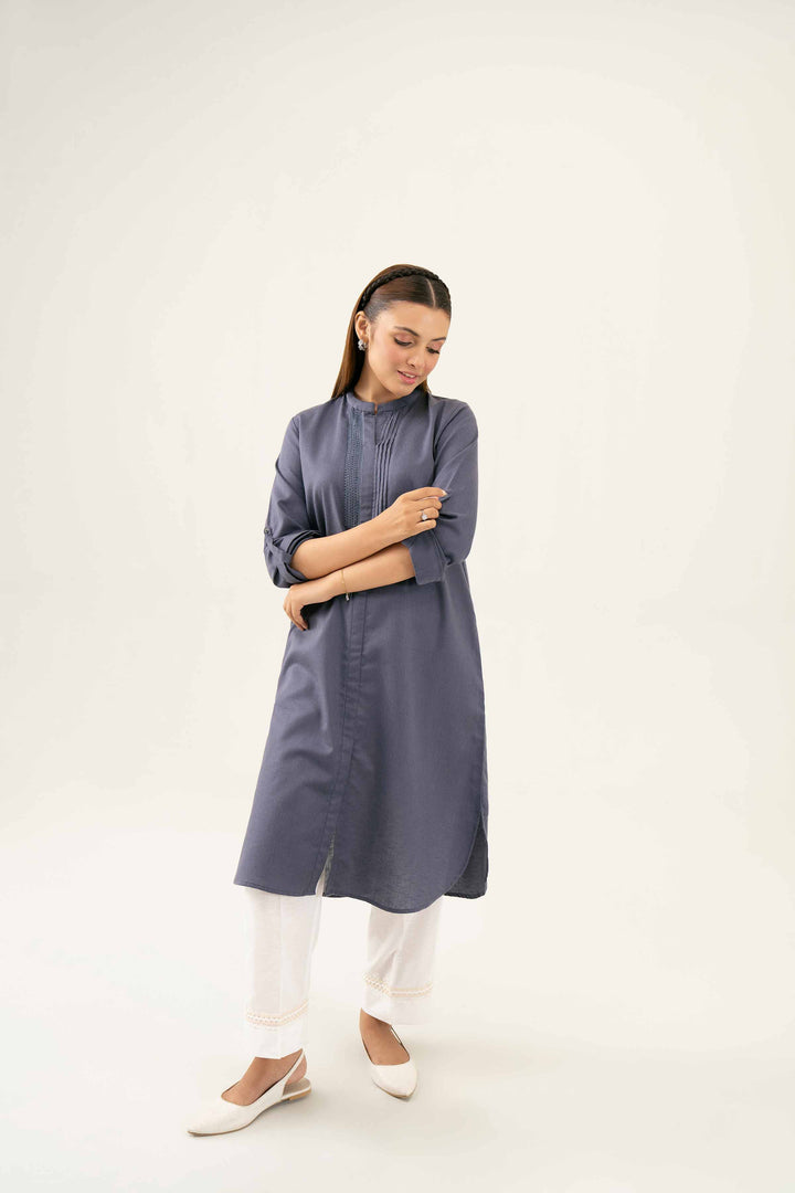 Blue Karandi Basic Winter Shirt