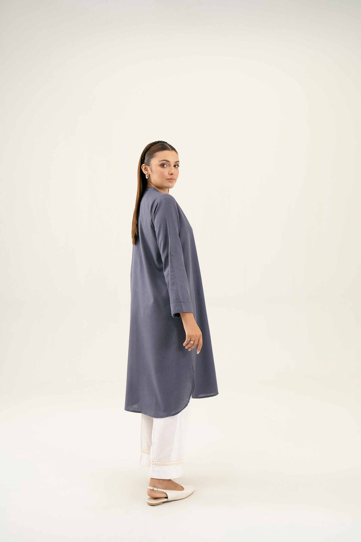 Blue Karandi Basic Winter Shirt