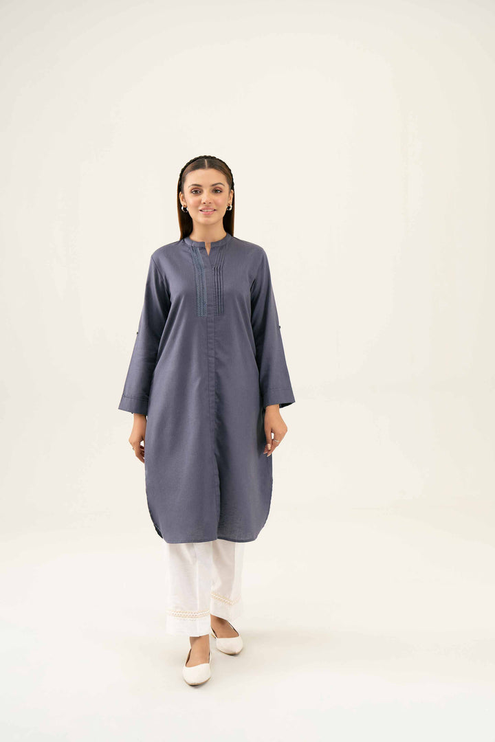 Blue Karandi Basic Winter Shirt