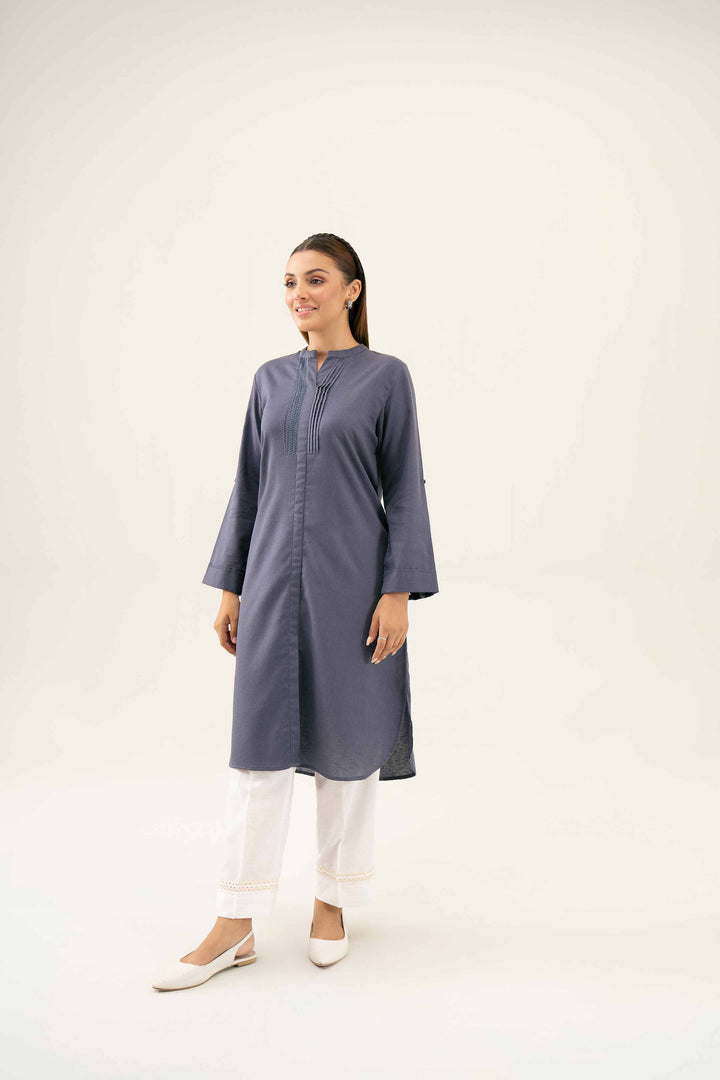 Blue Karandi Basic Winter Shirt