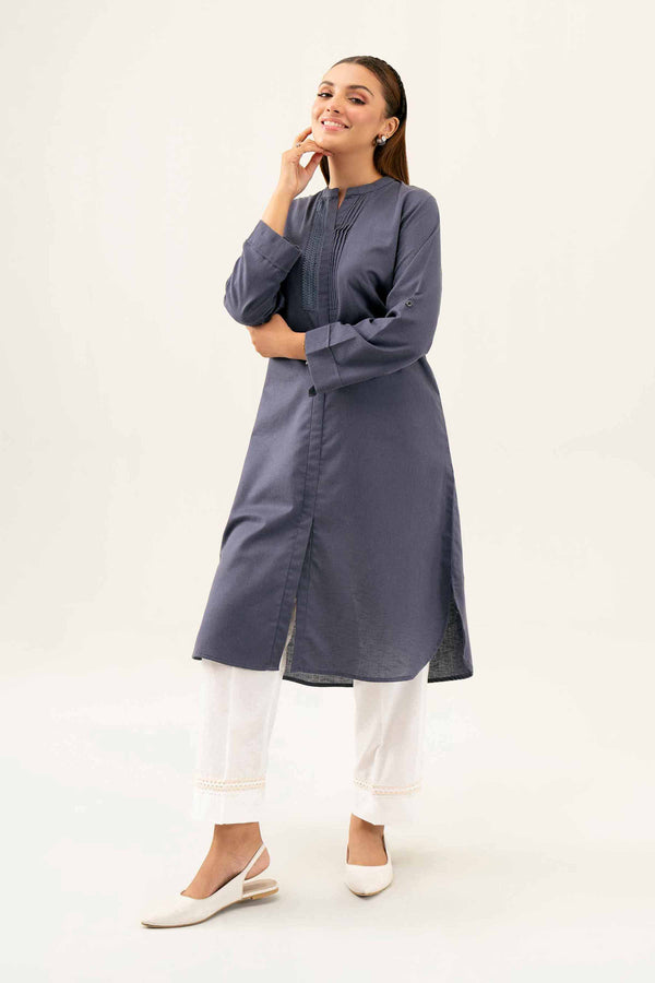 Blue Karandi Basic Winter Shirt