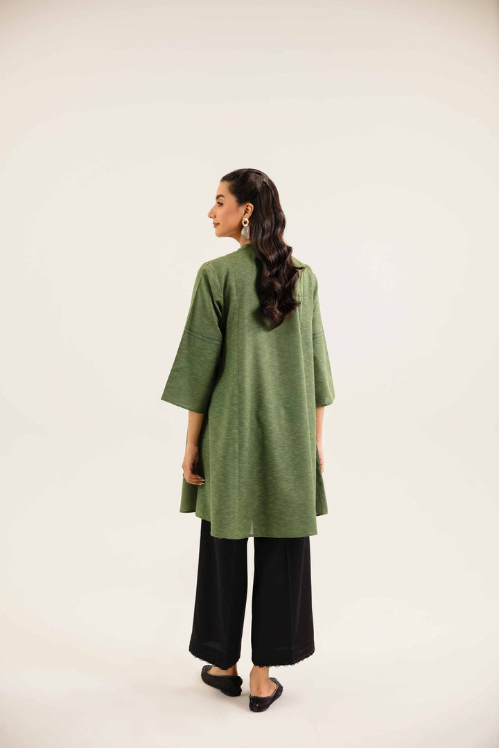 Green Karandi Embroidered Winter Suit