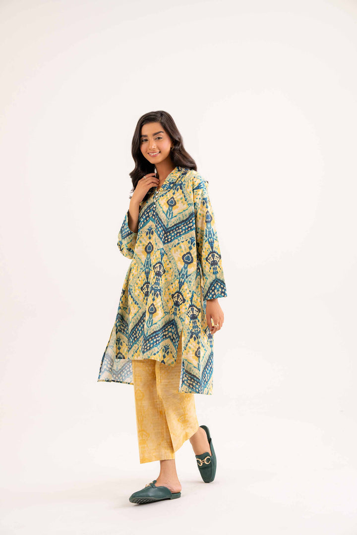 2 Piece Pistachio Khaddar Suit