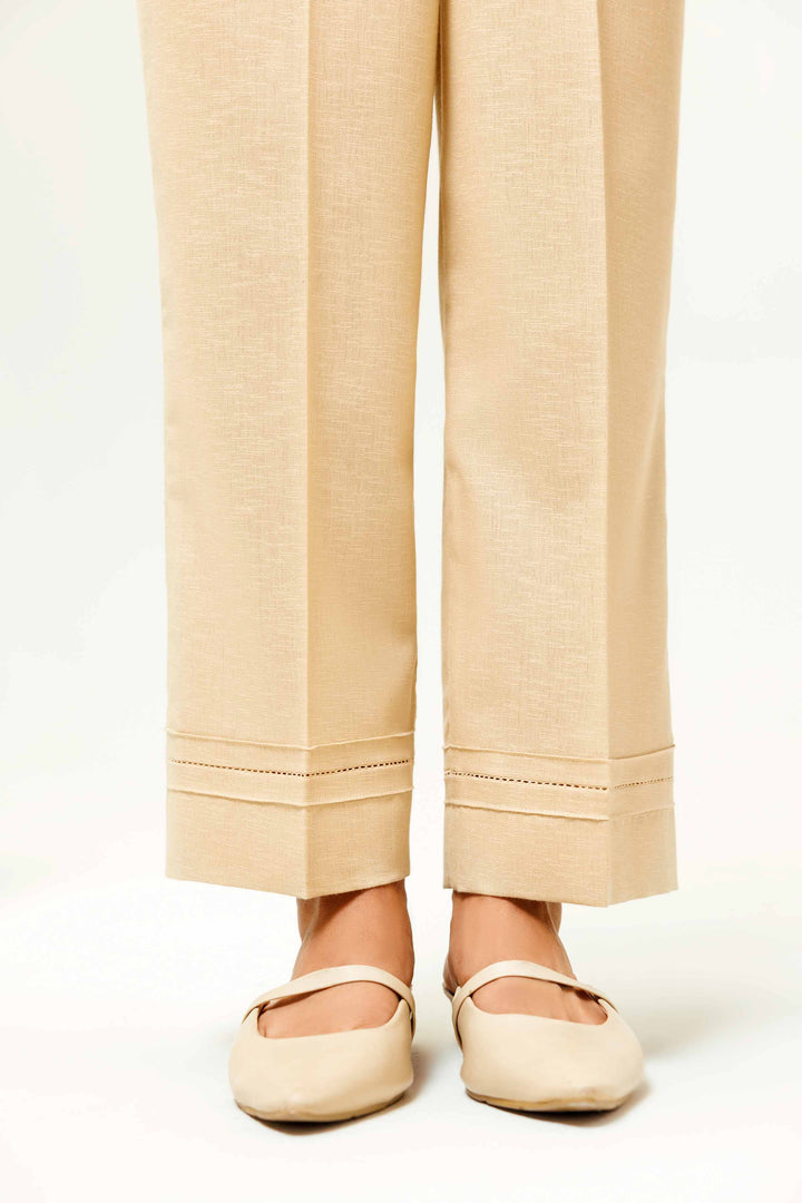 Beige Karandi Basic Winter Trousers