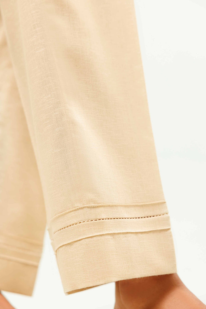 Beige Karandi Basic Winter Trousers