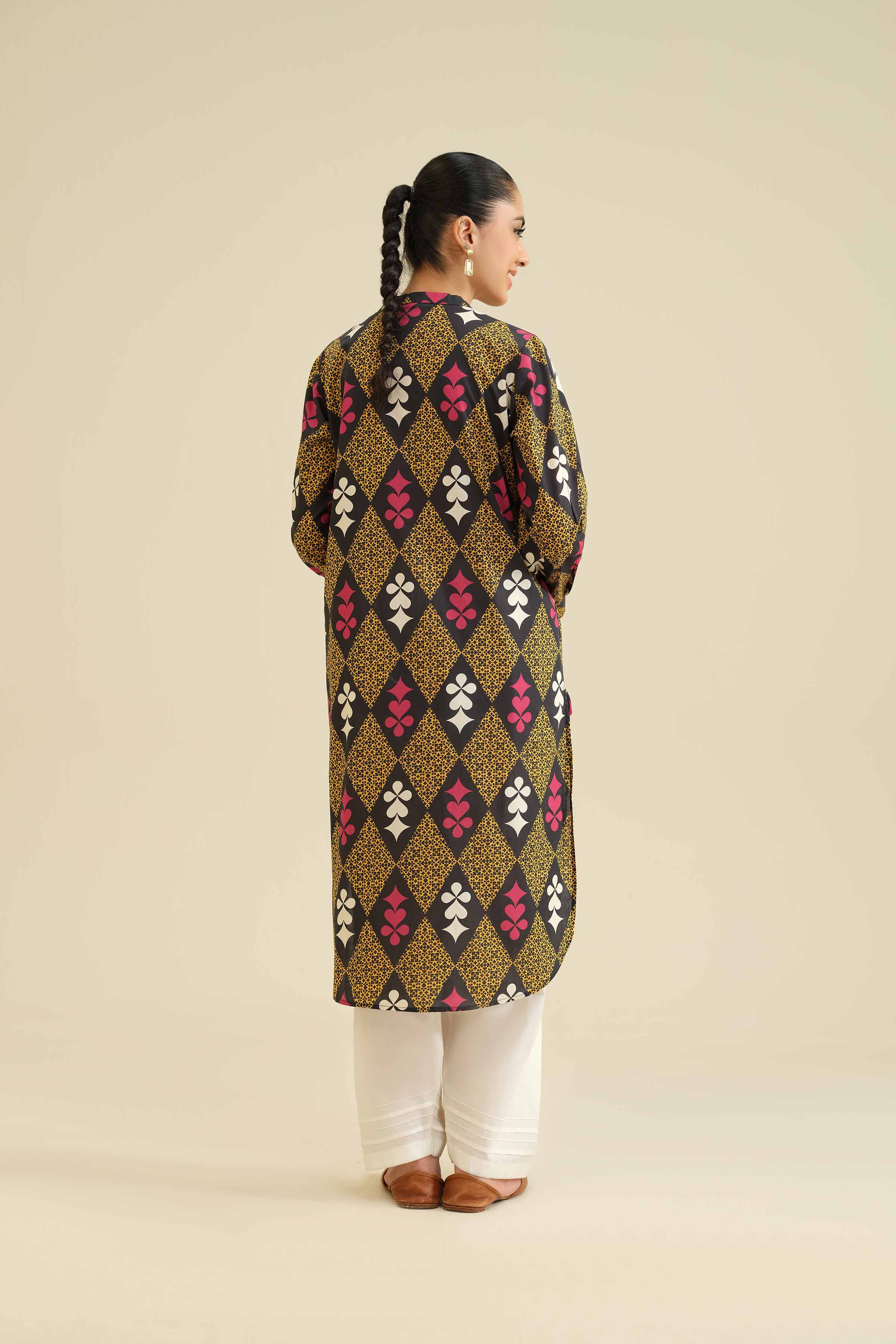 Printed Shirt - PW25-03 for Women - Pret Collection | Nishat | Shop Online