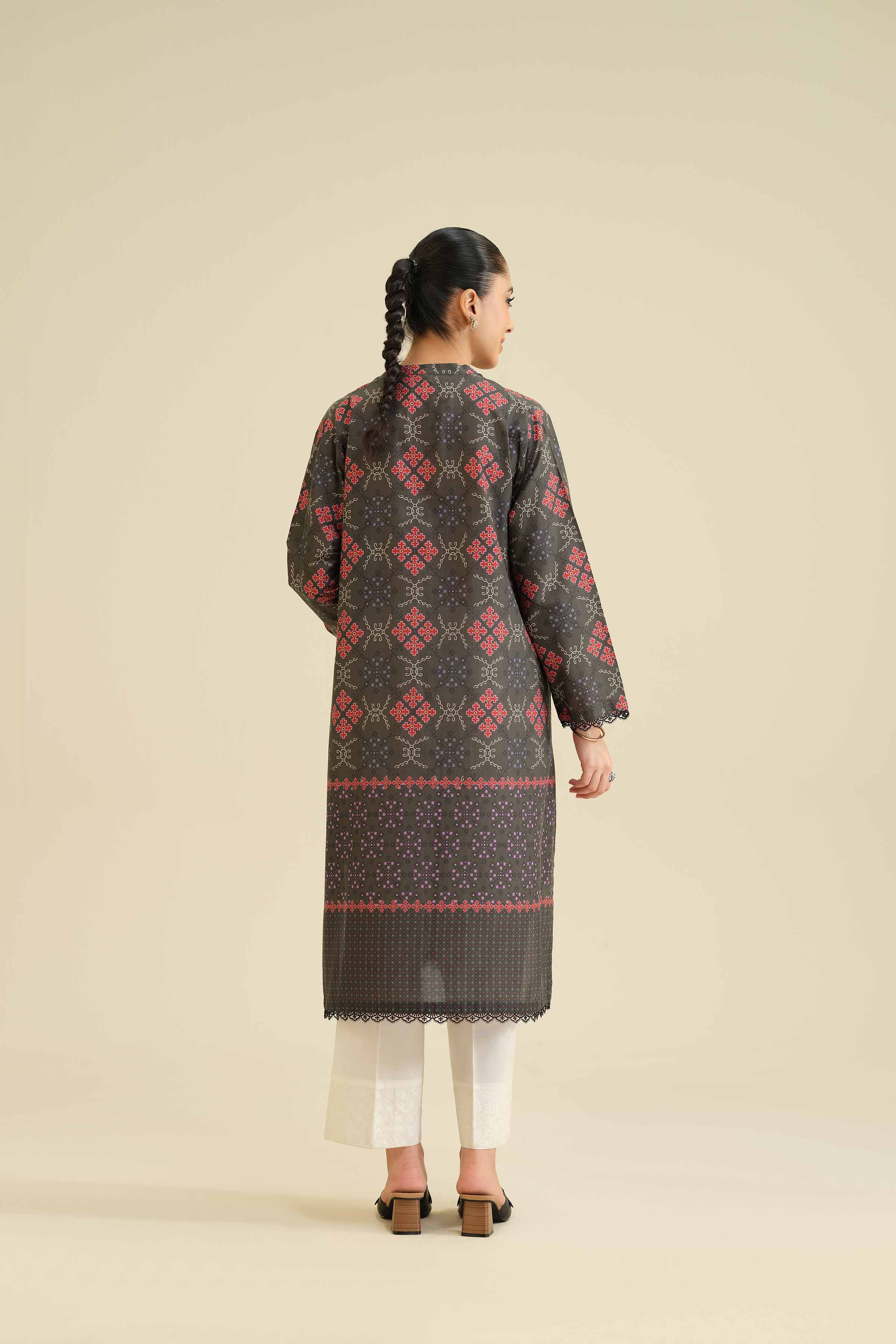 Printed Shirt - PW25-05 for Women - Pret Collection | Nishat | Shop Online