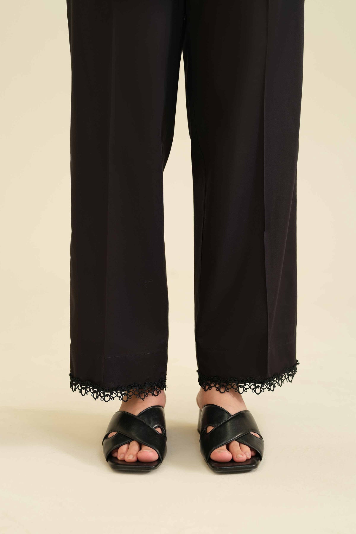 Basic Trousers - PW25-109 for Women - Pret Collection | Nishat | Shop Online