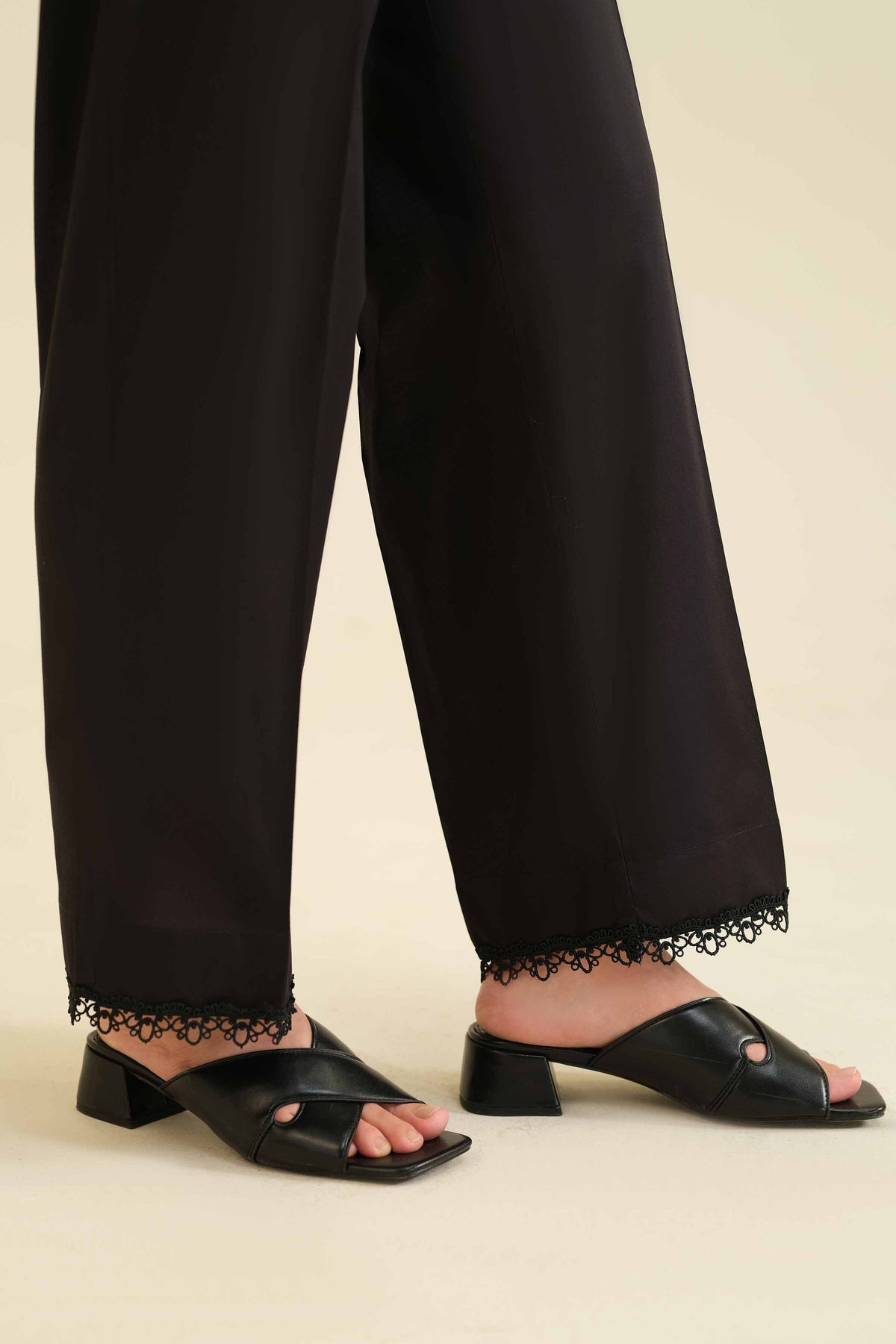 Basic Trousers - PW25-109 for Women - Pret Collection | Nishat | Shop Online