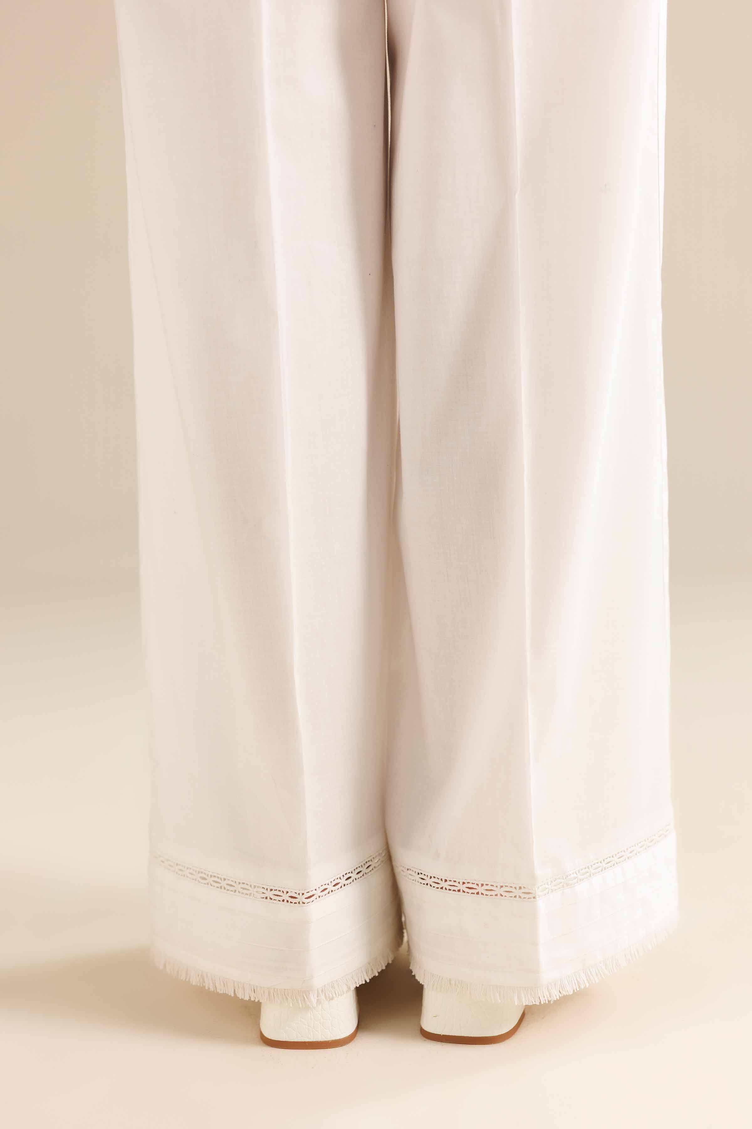 Basic Trousers - PW25-119 for Women - Pret Collection | Nishat | Shop Online