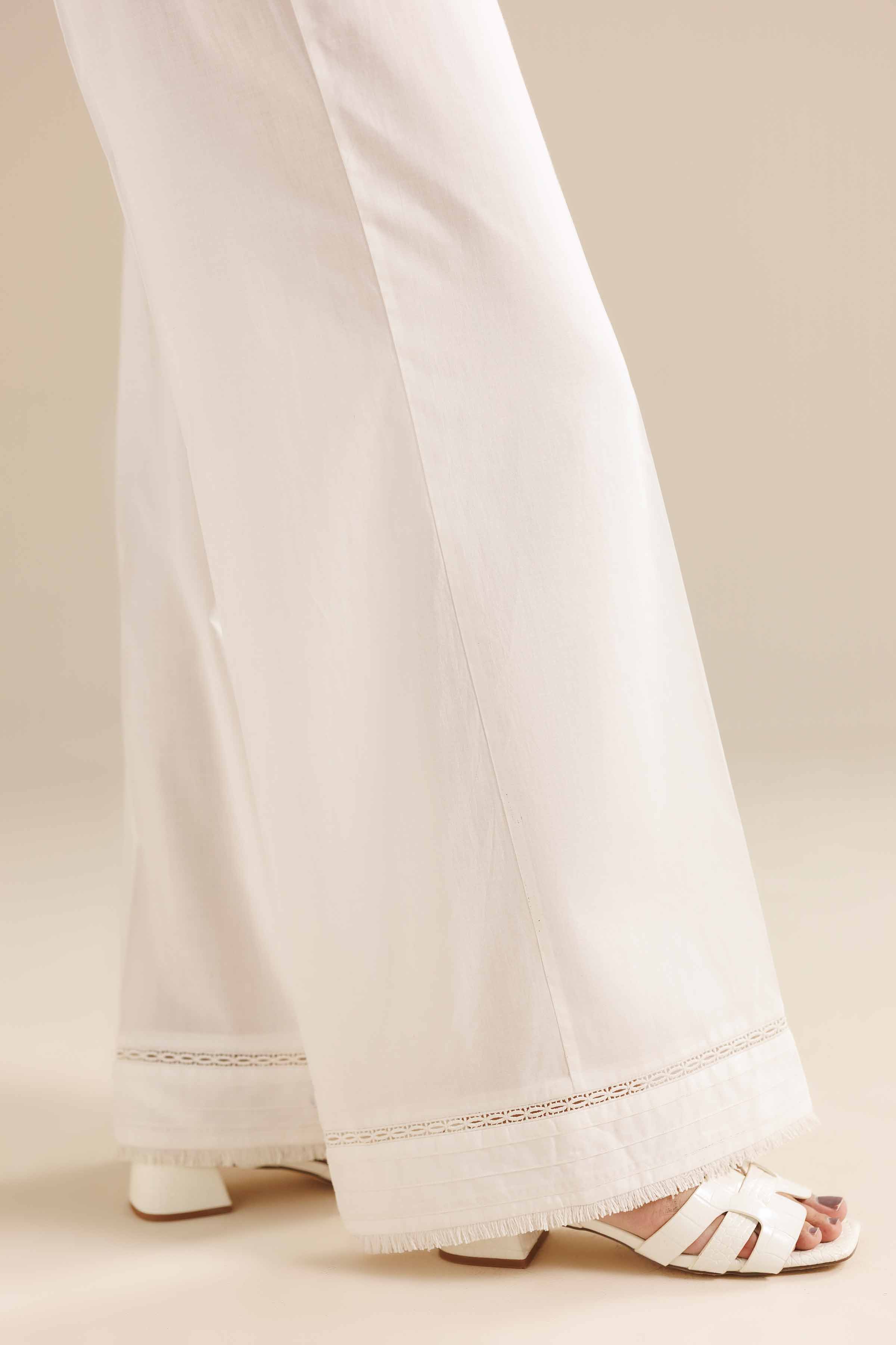 Basic Trousers - PW25-119 for Women - Pret Collection | Nishat | Shop Online