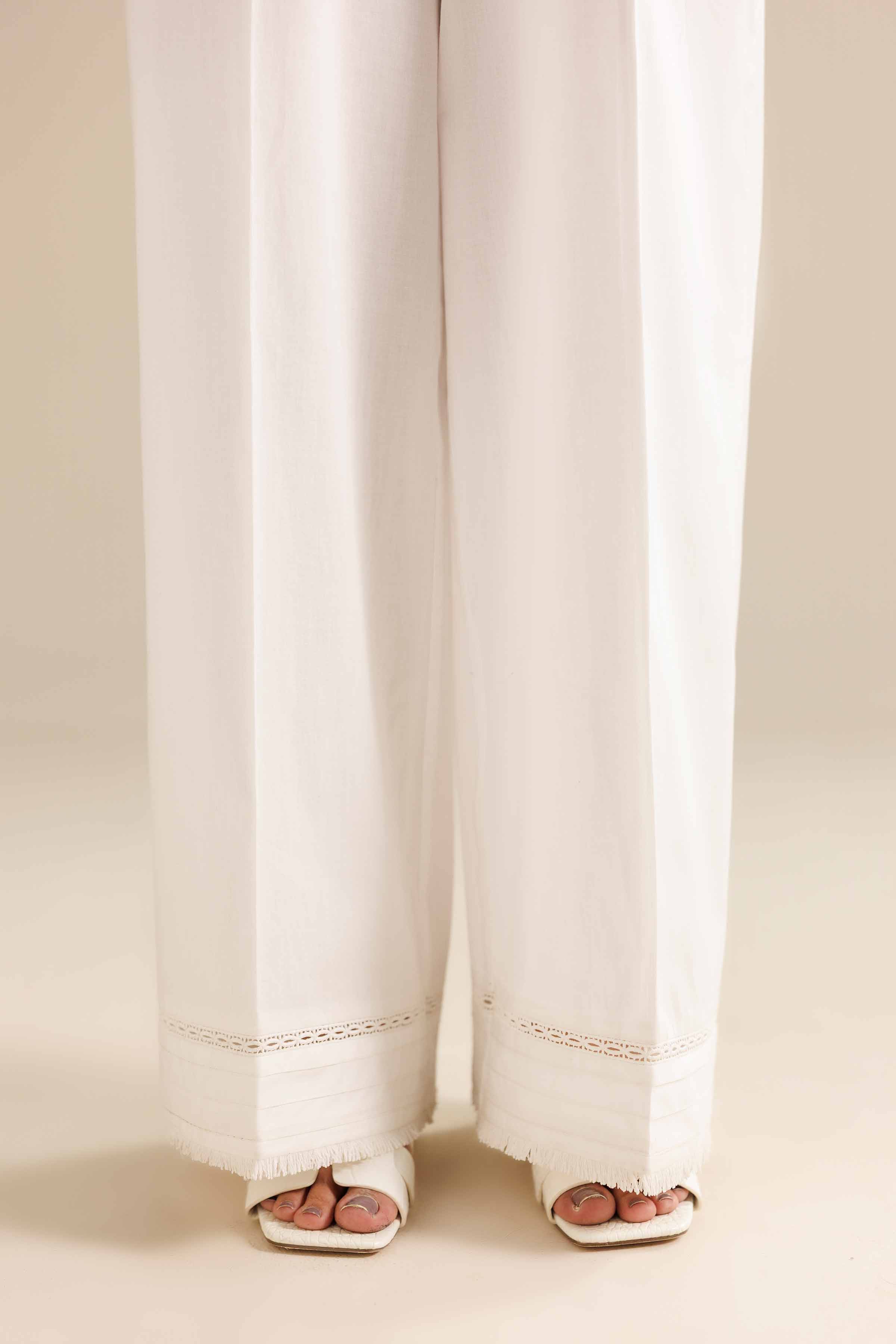 Basic Trousers - PW25-119 for Women - Pret Collection | Nishat | Shop Online