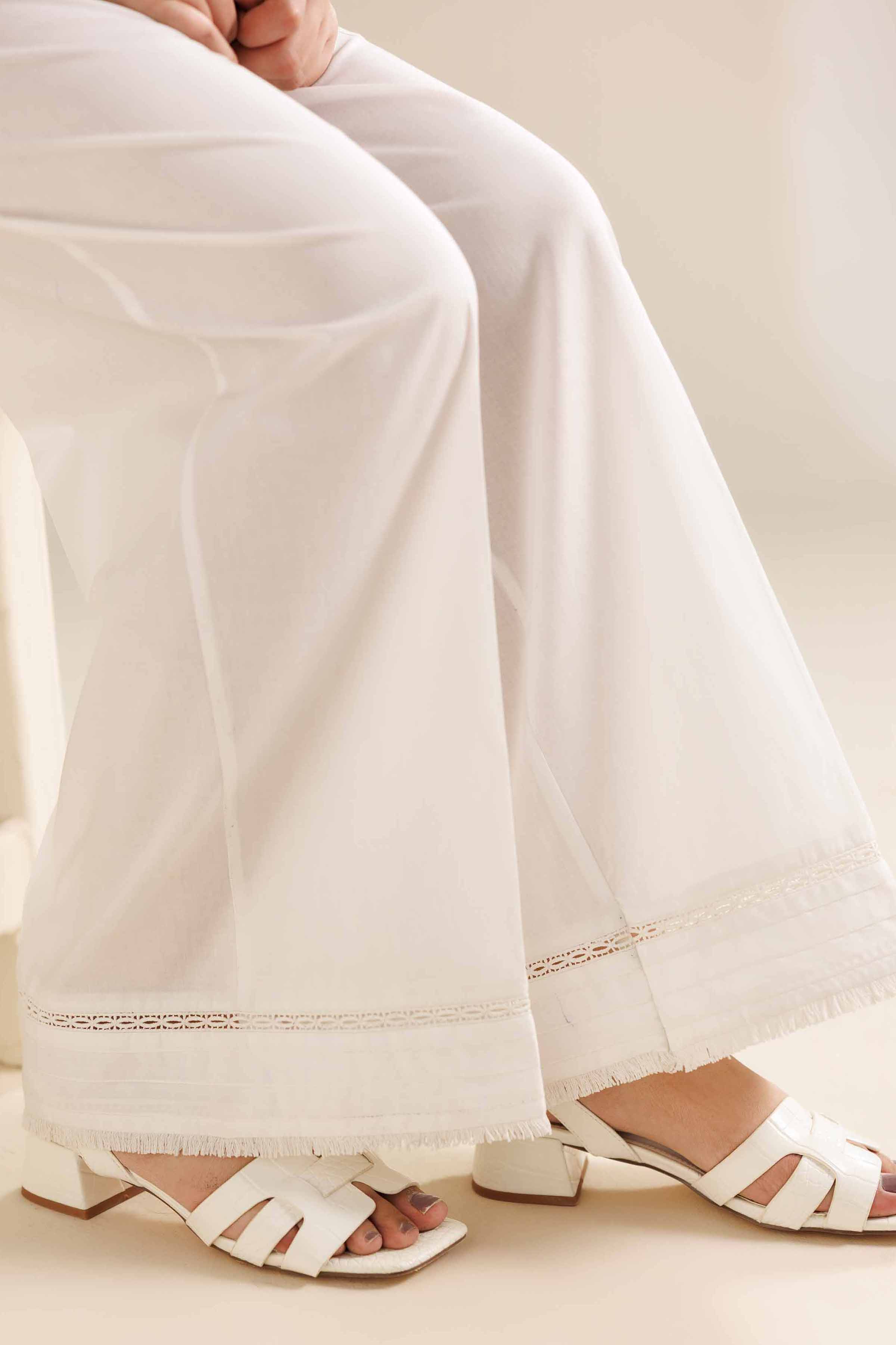 Basic Trousers - PW25-119 for Women - Pret Collection | Nishat | Shop Online