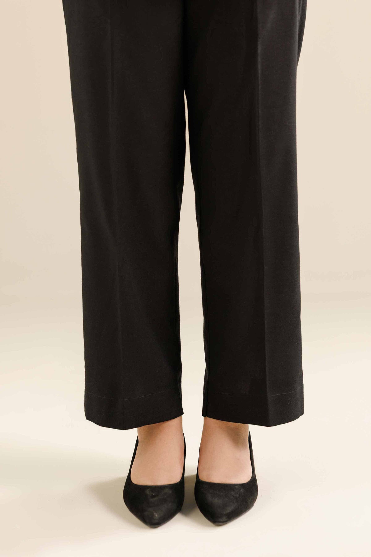 Basic Trousers - PW25-123 for Women - Pret Collection | Nishat | Shop Online