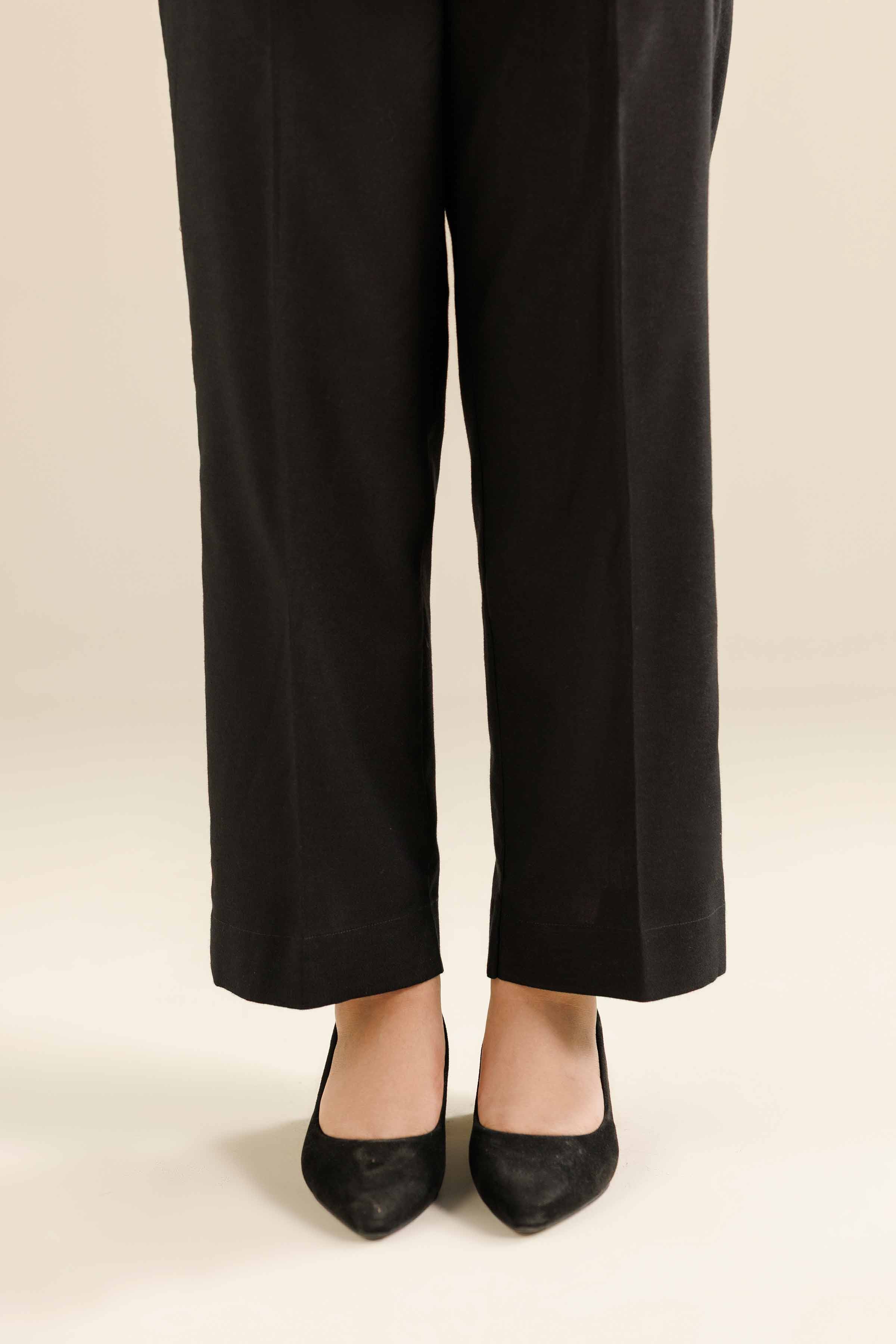 Basic Trousers - PW25-123 for Women - Pret Collection | Nishat | Shop Online