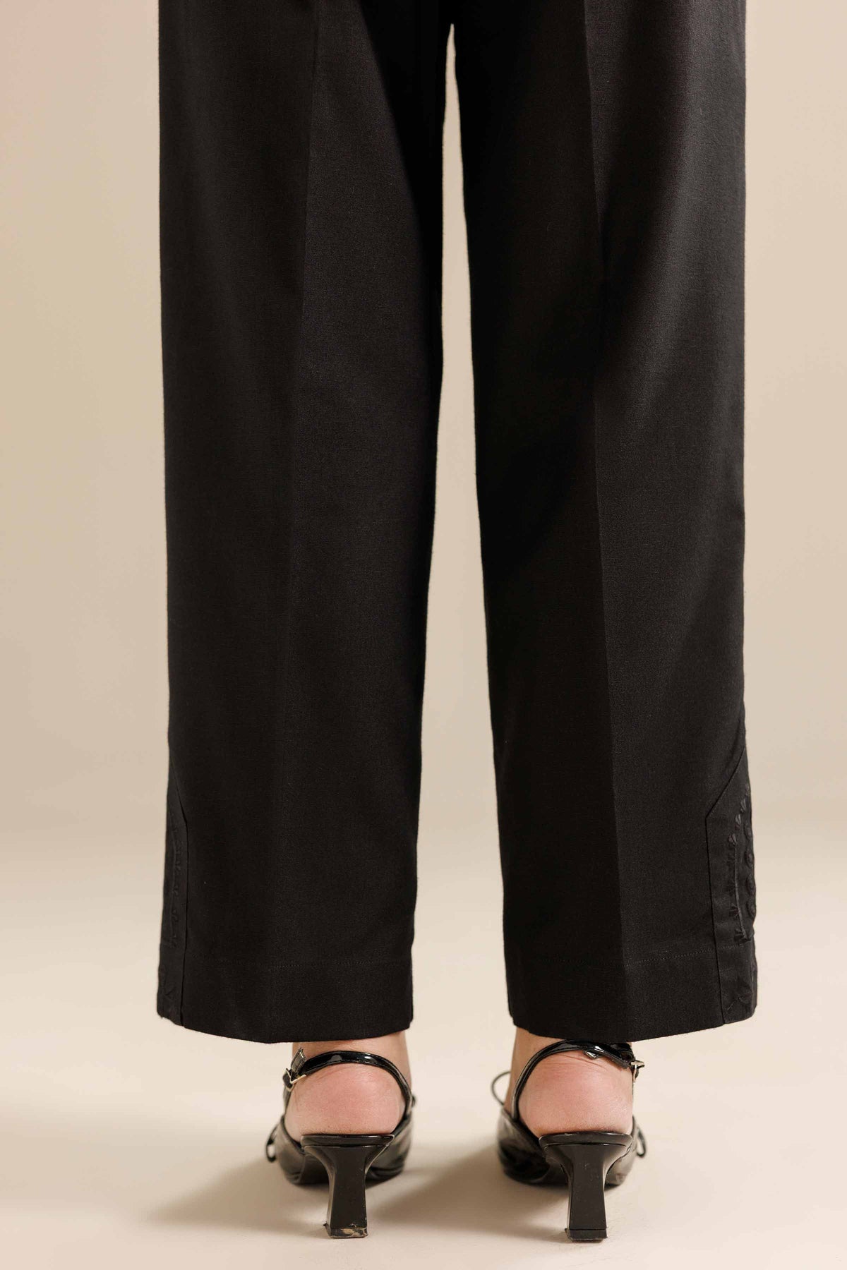 Embroidered Trousers - PW25-126 for Women - Pret Collection | Nishat | Shop Online