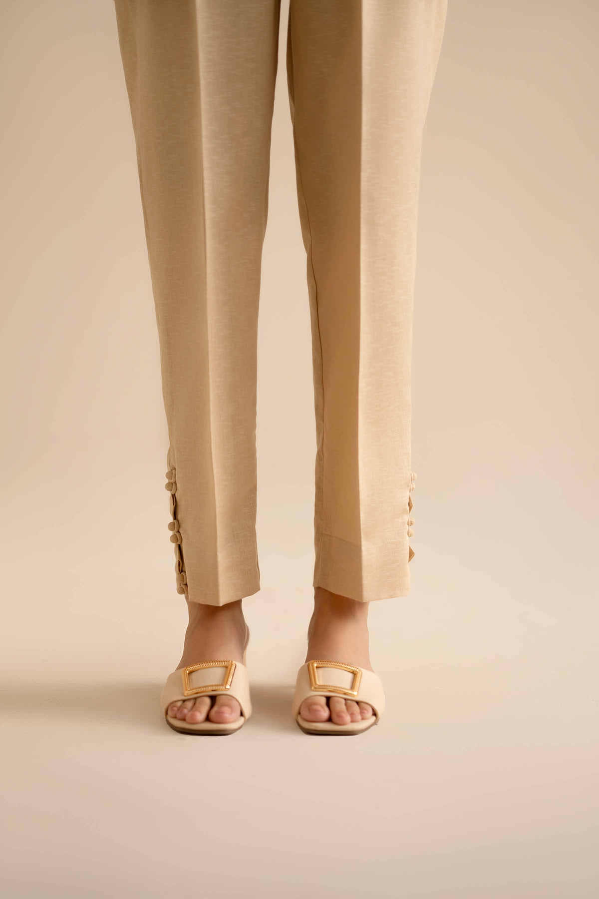 Basic Trousers - PW25-129 for Women - Pret Collection | Nishat | Shop Online
