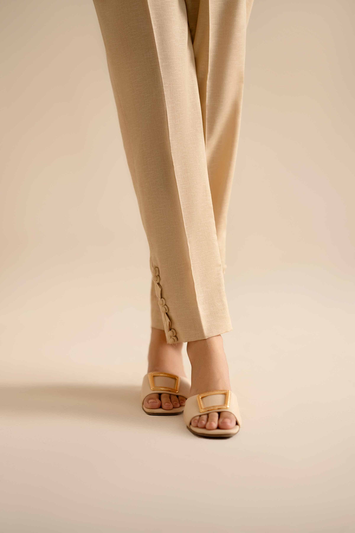 Basic Trousers - PW25-129 for Women - Pret Collection | Nishat | Shop Online