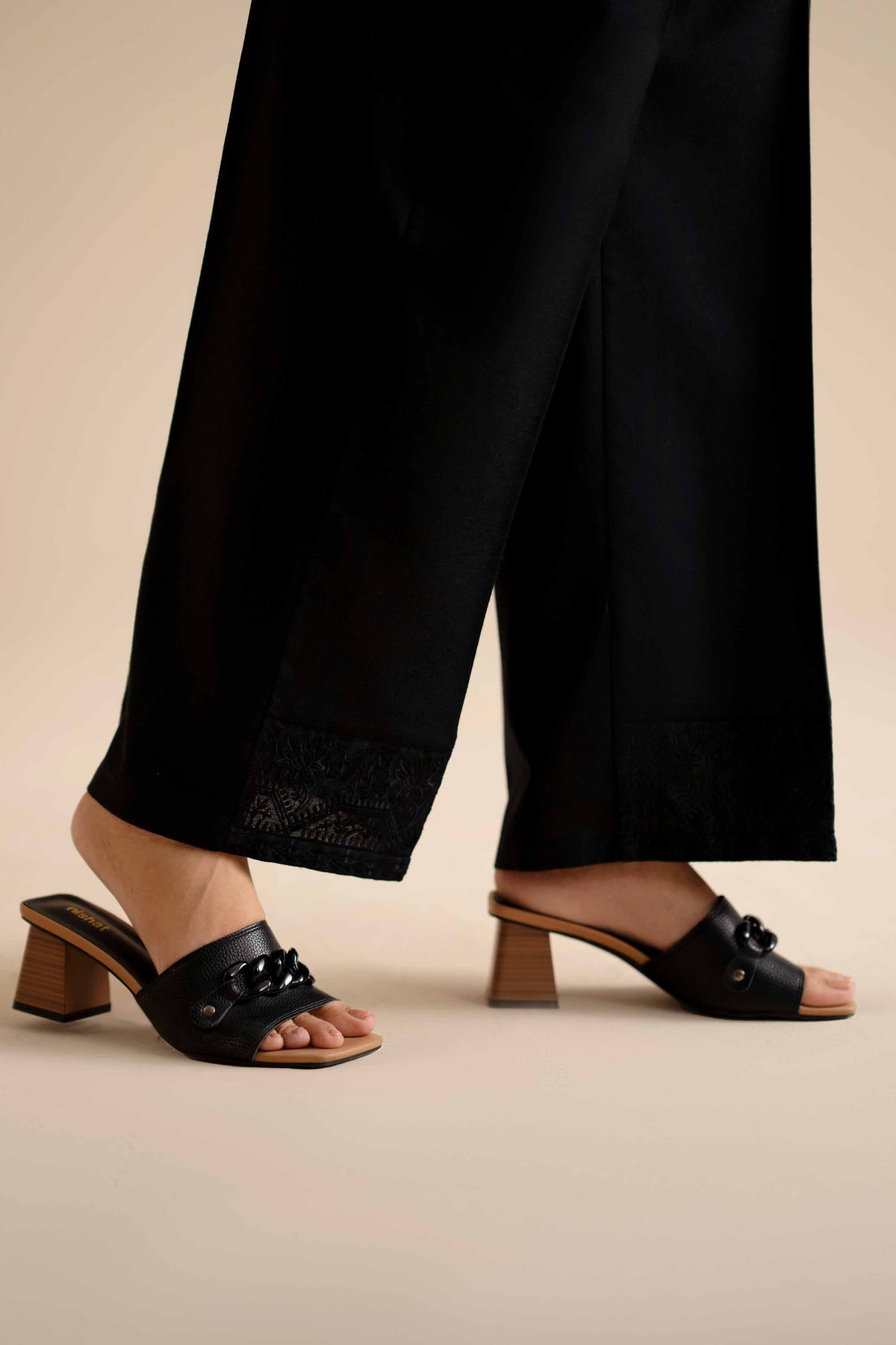 Embroidered Trousers - PW25-130 for Women - Pret Collection | Nishat | Shop Online