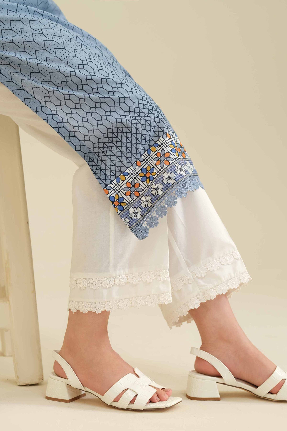 Basic Trousers - PW25-134 for Women - Pret Collection | Nishat | Shop Online