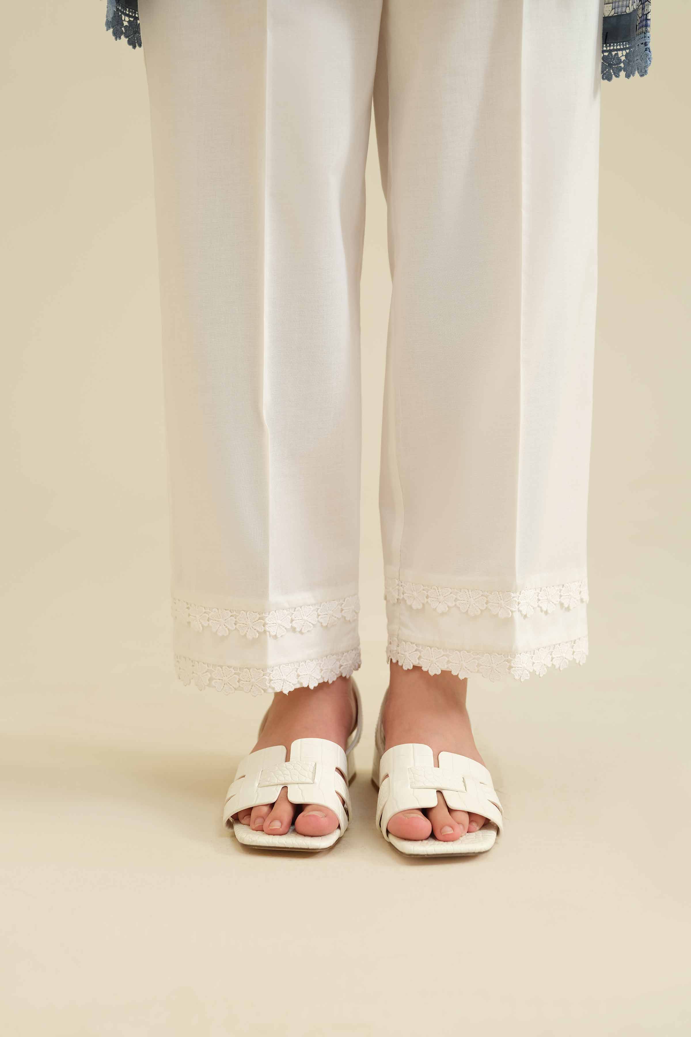 Basic Trousers - PW25-134 for Women - Pret Collection | Nishat | Shop Online