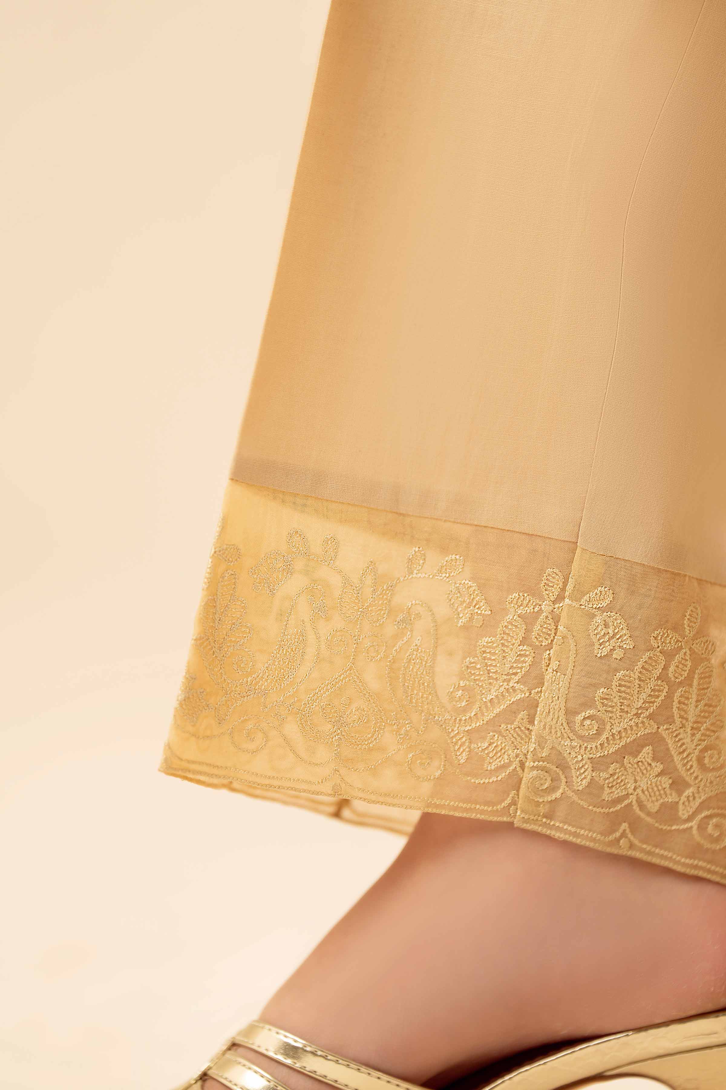 Embroidered Trousers - PW25-138 for Women - Pret Collection | Nishat | Shop Online
