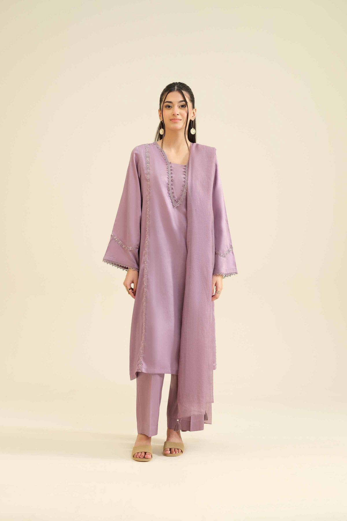 3 Piece - Basic Suit - PW25-14 for Women - Pret Collection | Nishat | Shop Online