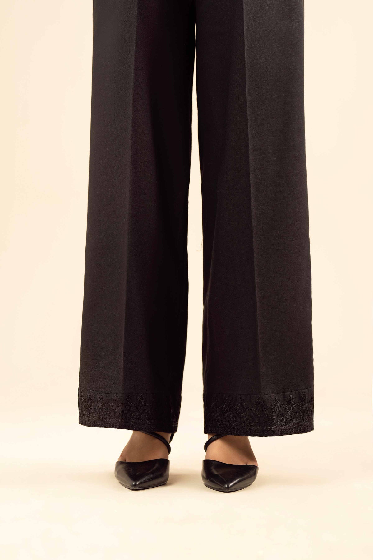 Embroidered Pants - PW25-140 for Women - Pret Collection | Nishat | Shop Online