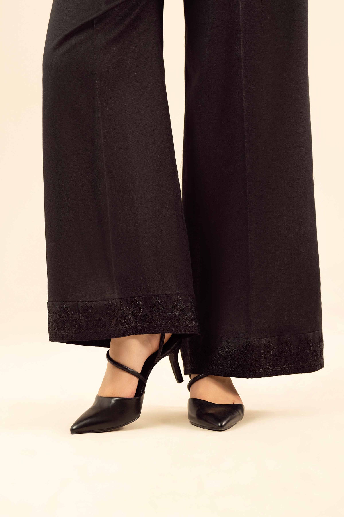 Embroidered Pants - PW25-140 for Women - Pret Collection | Nishat | Shop Online