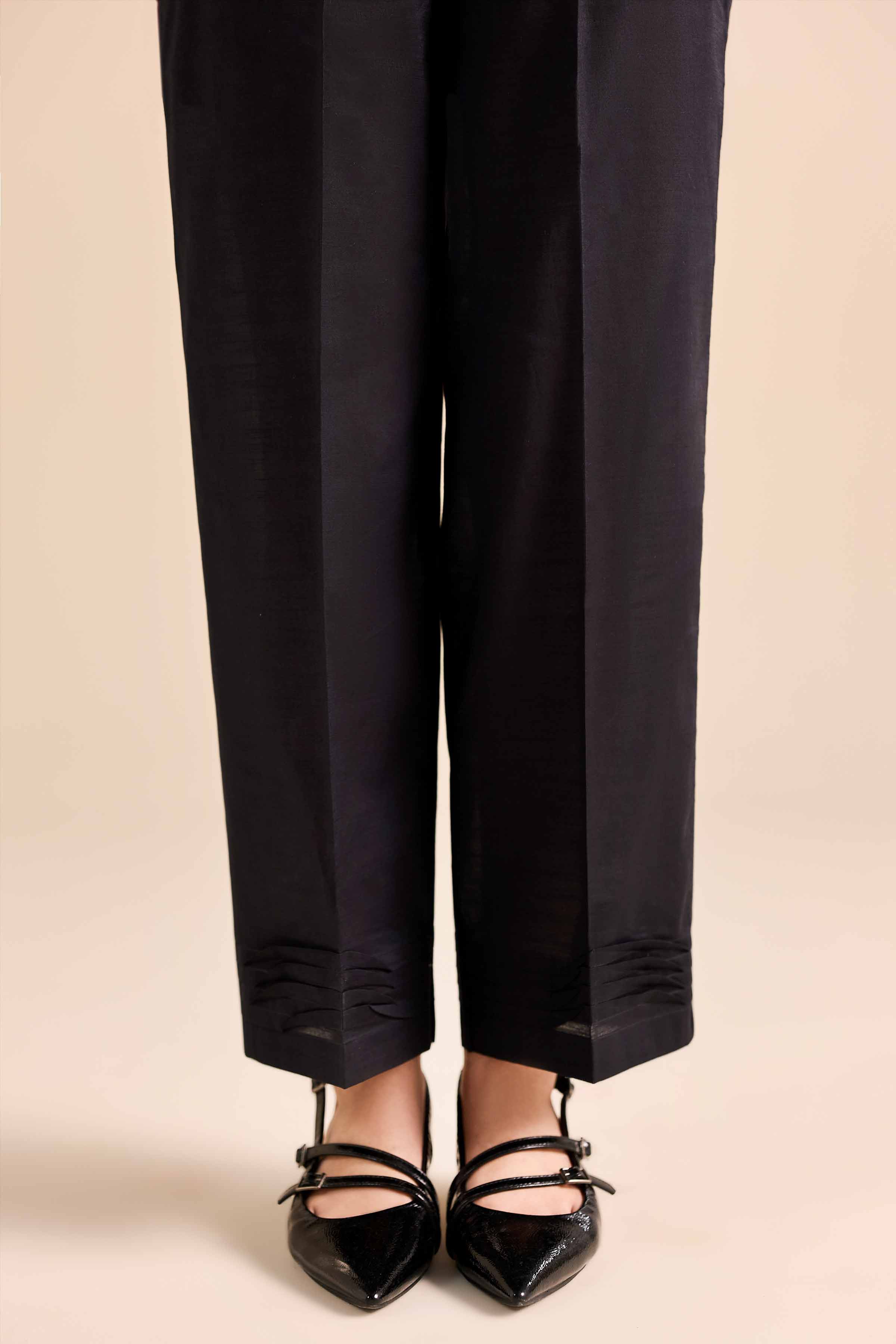 Basic Trousers - PW25-142 for Women - Pret Collection | Nishat | Shop Online
